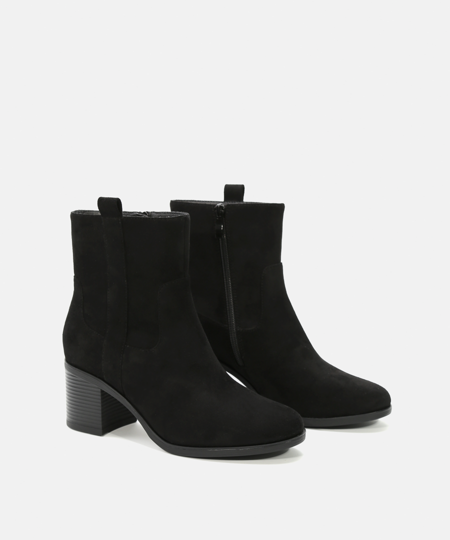 Botines tacón liso image number null